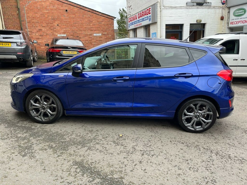 Ford Fiesta Hatchback 1.0 T Ecoboost St-line 2018 HN18UJO Blue #6