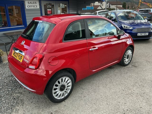 Fiat 500 2023 1.0 Mhev Hatchback Euro 6 WO23YUB Red #4