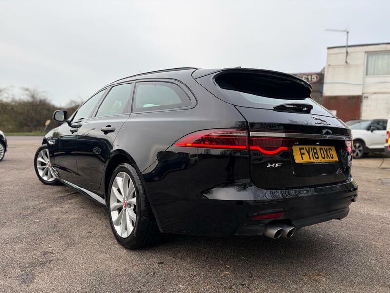 Jaguar XF 2.0d-r-sport-sportbrake-auto-euro-6-ss-5dr FY18OXG Black #2