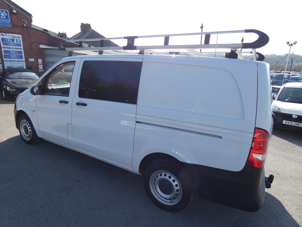 Mercedes-Benz Vito 111Cdi 1.6 115Ps Lwb Twin Sld No Vat U5151 Ulez KP68OUJ White #3