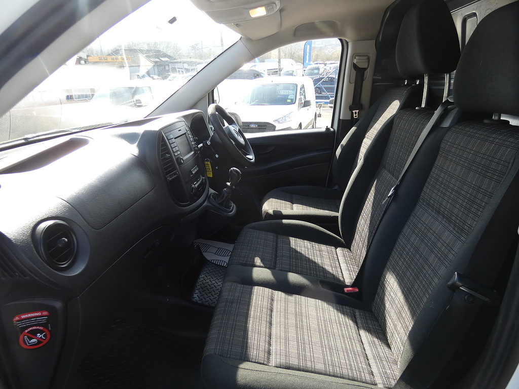 Mercedes-Benz Vito 111Cdi 1.6 115Ps Lwb Twin Sld No Vat U5151 Ulez KP68OUJ White #6