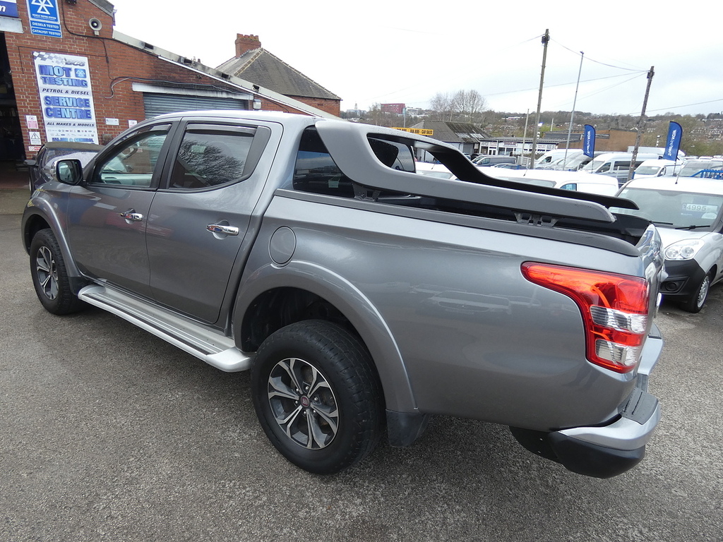 Fiat Fullback 2.4D LX Double Cab Only 74K No Vat U4746 Ulez Grey #3