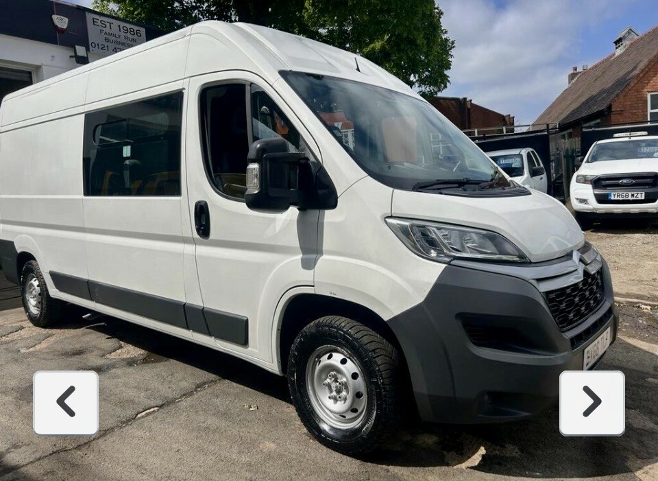 Citroen Relay Combi Van Combi Crew Ex Ministry 2.0 Bluehdi 35 En 
