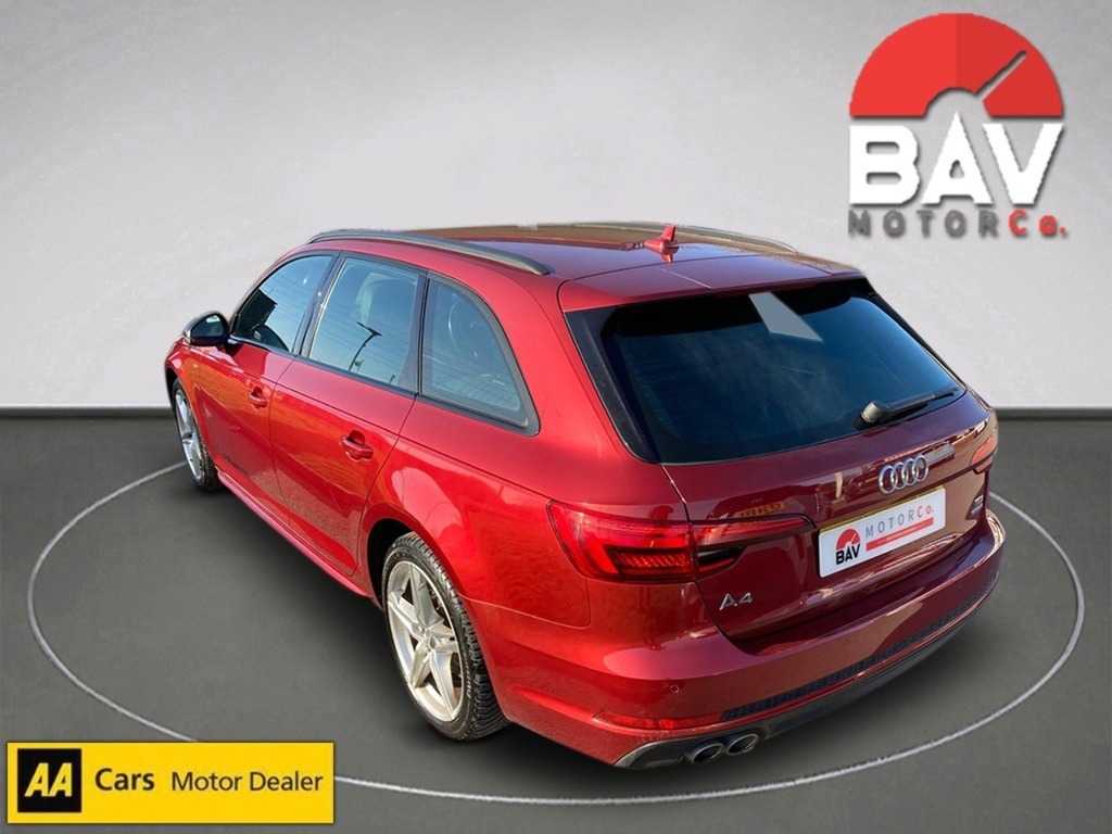 Audi A4 Avant Tdi S Line AV67HNL Red #5