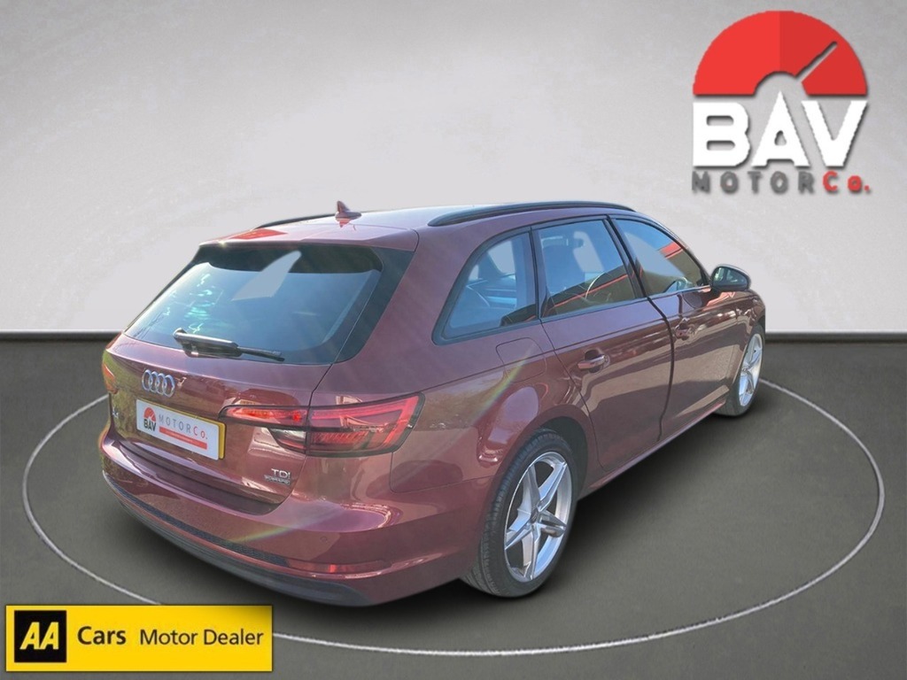 Audi A4 Avant Tdi S Line AV67HNL Red #3