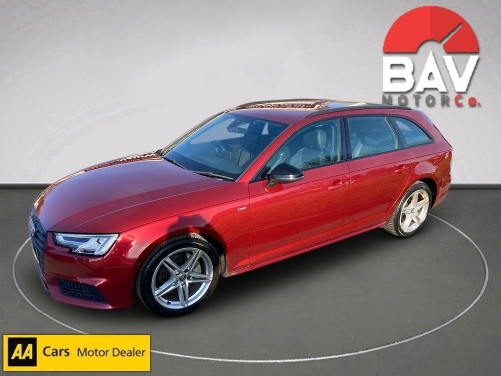 Audi A4 Avant Tdi S Line AV67HNL Red #6