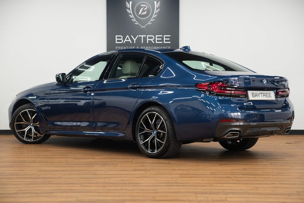 BMW 5 Series Automatic WV71TGJ Blue #2