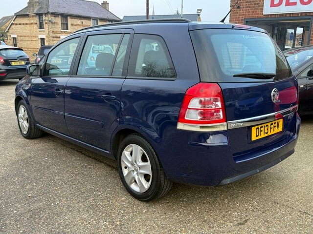 Vauxhall Zafira 16V Exclusiv Mpv DF13FFV Blue #5