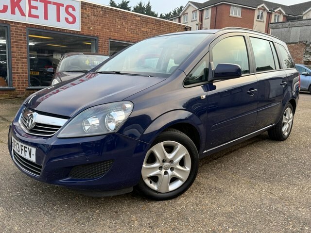 Vauxhall Zafira 16V Exclusiv Mpv DF13FFV Blue #3