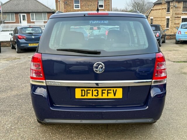 Vauxhall Zafira 16V Exclusiv Mpv DF13FFV Blue #6