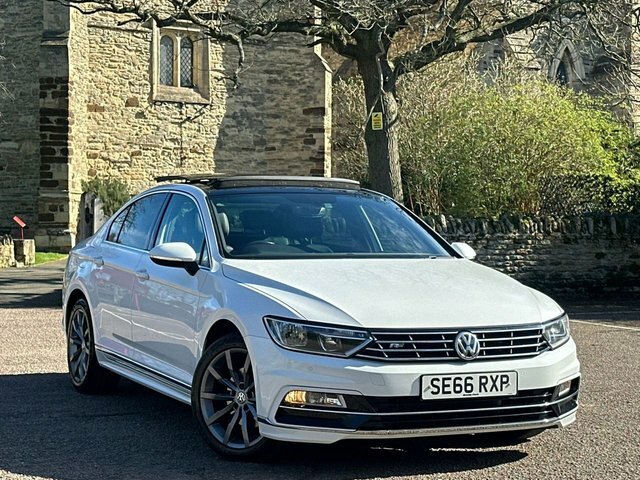Volkswagen Passat 2.0 Tdi Bluemotion Tech R-line Saloon M SE66RXP White #2
