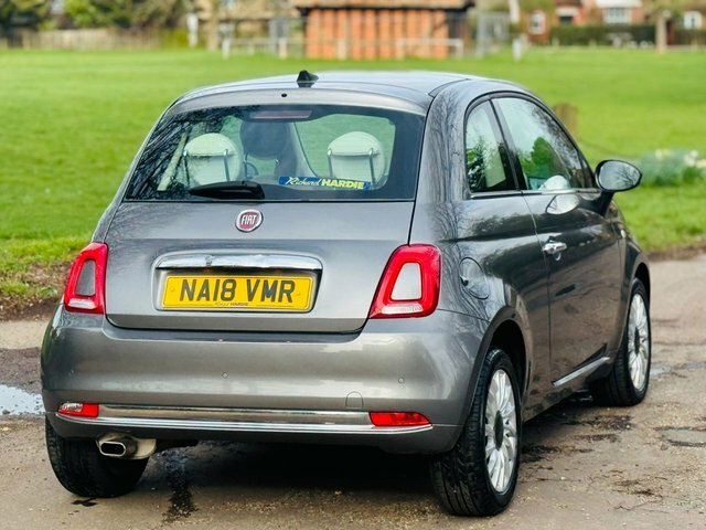 Fiat 500 1.2 Lounge Hatchback Euro 6 S S NA18VMR Grey #6