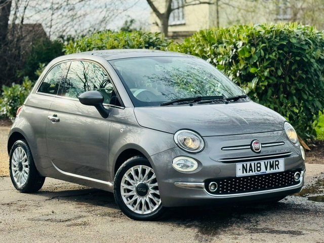 Fiat 500 1.2 Lounge Hatchback Euro 6 S S NA18VMR Grey #3