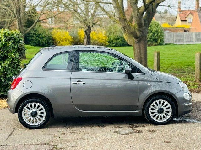 Fiat 500 1.2 Lounge Hatchback Euro 6 S S NA18VMR Grey #5