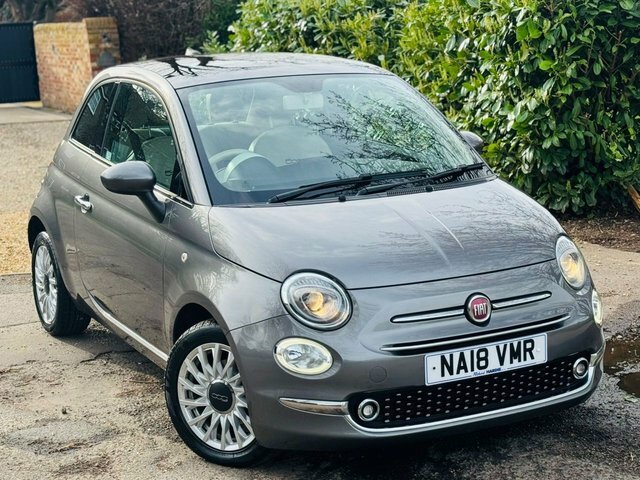 Fiat 500 1.2 Lounge Hatchback Euro 6 S S NA18VMR Grey #4