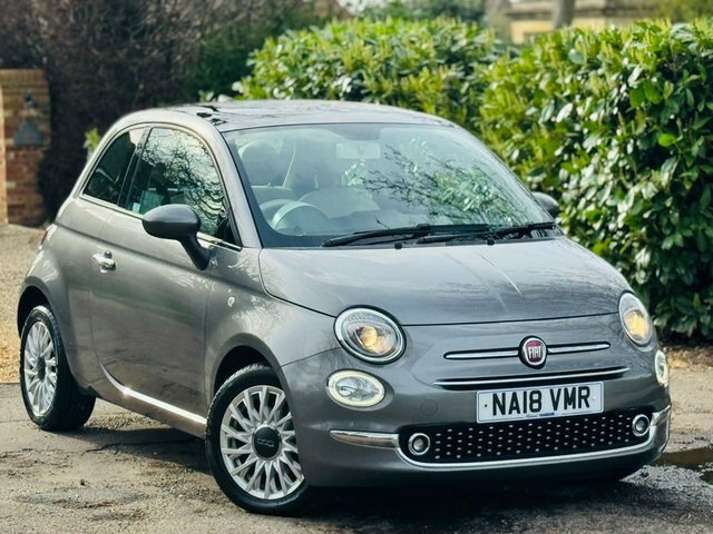Fiat 500 1.2 Lounge Hatchback Euro 6 S S NA18VMR Grey #2