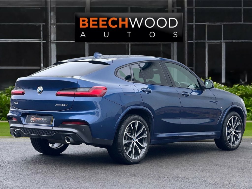 BMW X4 2019 2.0 20D M Sport Suv Xdrive Eu LL04OJJ Blue #4