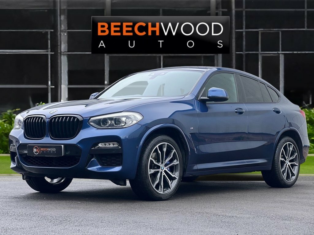 BMW X4 2019 2.0 20D M Sport Suv Xdrive Eu LL04OJJ Blue #2