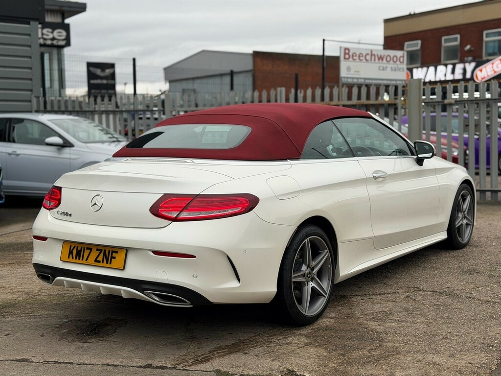 Mercedes-Benz C Class 2.1 D Amg Line Premium Plus Cabriolet G-tronic KW17ZNF White #5