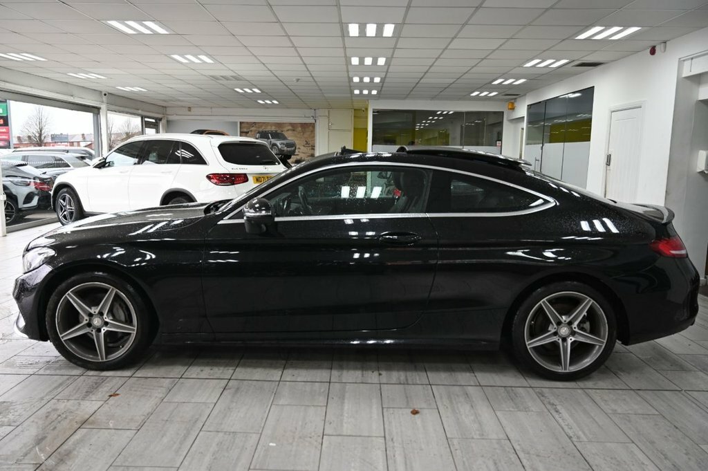 Mercedes-Benz C Class 2L Amg Line LJ17HWT Black #4