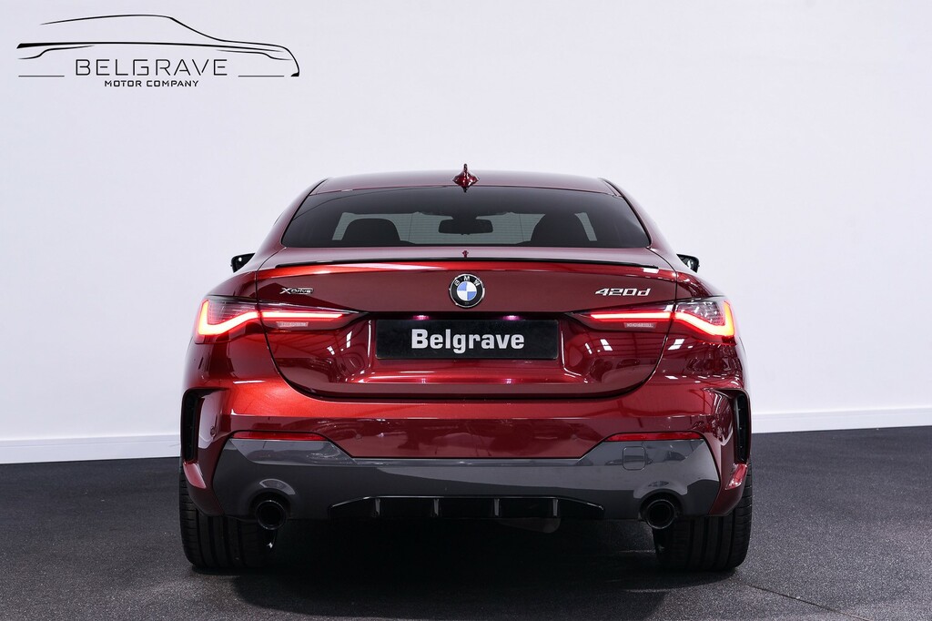 BMW 4 Series Gran Coupe 2.0 Mht M Sport Pro Edition Coupe Hybri YR71XFX Red #5