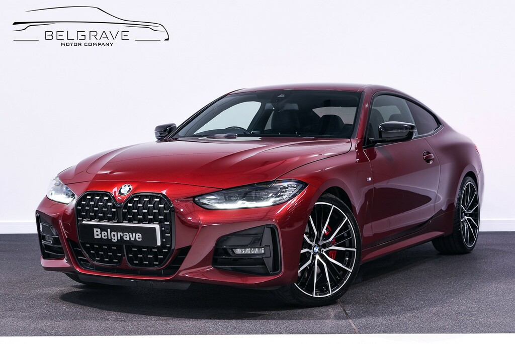 BMW 4 Series Gran Coupe 2.0 Mht M Sport Pro Edition Coupe Hybri YR71XFX Red #2