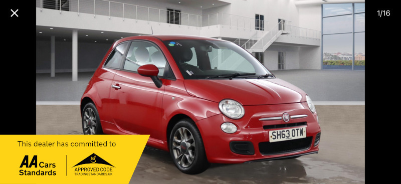 Fiat 500 1.2 S Red
