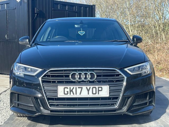 Audi A3 1.6 Tdi S Line Sportback Euro 6 GK17YOP Black #2
