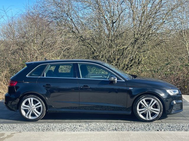 Audi A3 1.6 Tdi S Line Sportback Euro 6 GK17YOP Black #3
