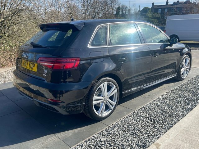 Audi A3 1.6 Tdi S Line Sportback Euro 6 GK17YOP Black #5