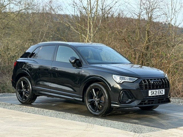 Audi Q3 2.0 Tdi 40 S Line Suv S Tronic Quattro SK21EKZ Black #2