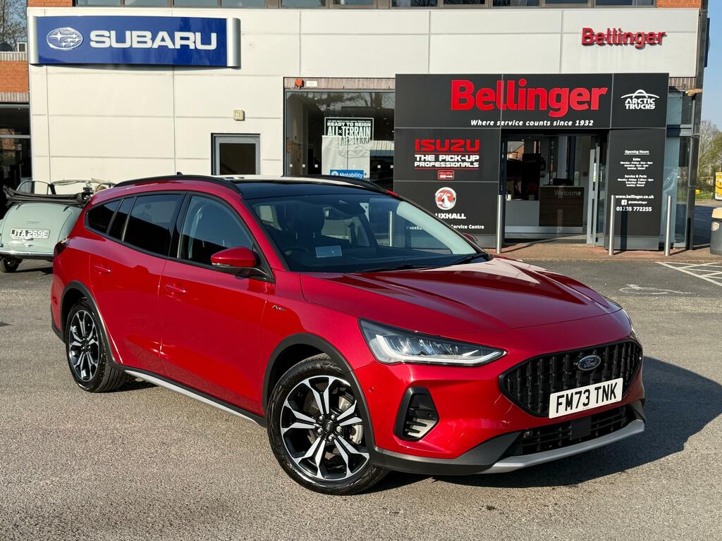 Ford Focus 1.0T Ecoboost Mhev Active X Estate Hybr Red