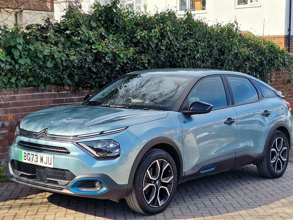 Citroen e-C4 50Kwh Sense 7.4Kw Charger BG73WJU Blue #5