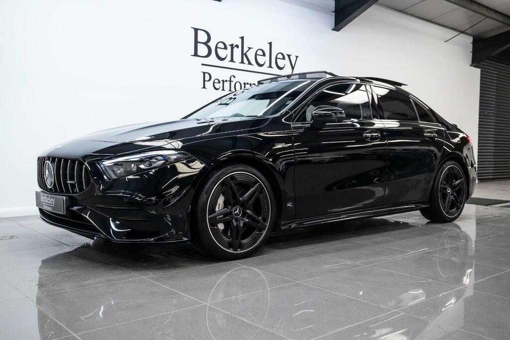 Mercedes-Benz A Class Saloon 2.0 A35h Mhev Amg Premium Plus 7G-dct 4Ma Black #5
