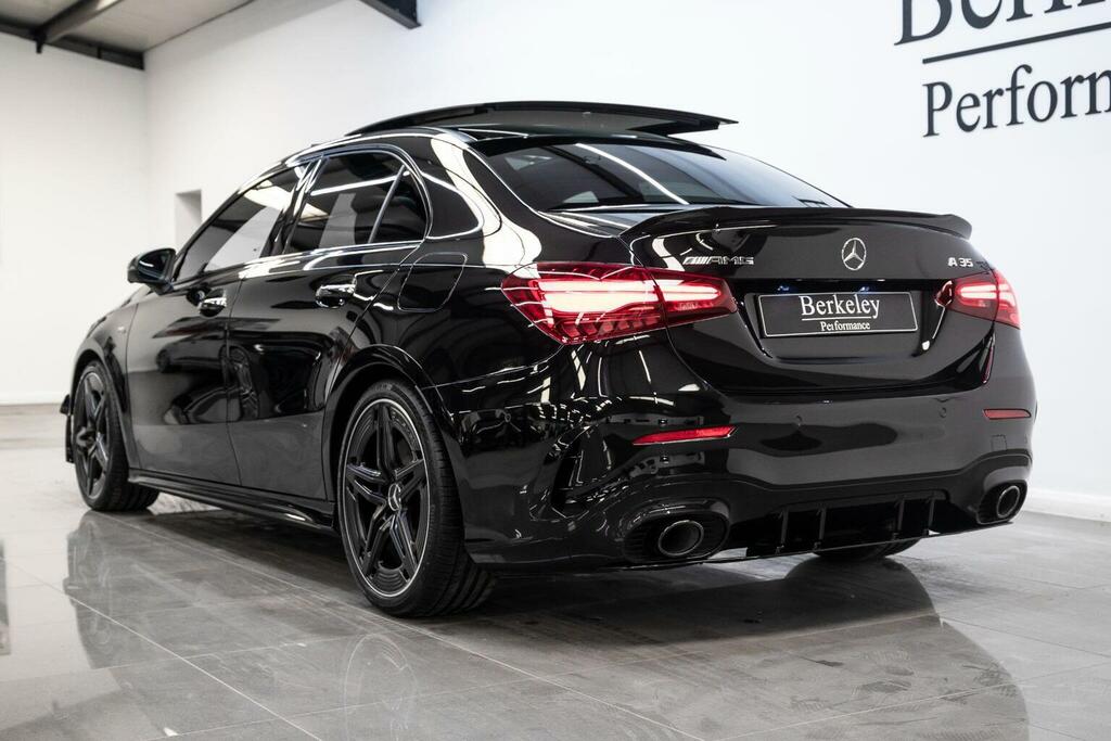 Mercedes-Benz A Class Saloon 2.0 A35h Mhev Amg Premium Plus 7G-dct 4Ma Black #2