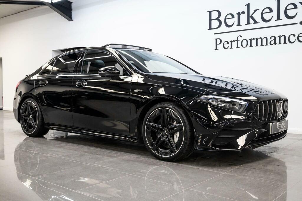 Mercedes-Benz A Class Saloon 2.0 A35h Mhev Amg Premium Plus 7G-dct 4Ma Black