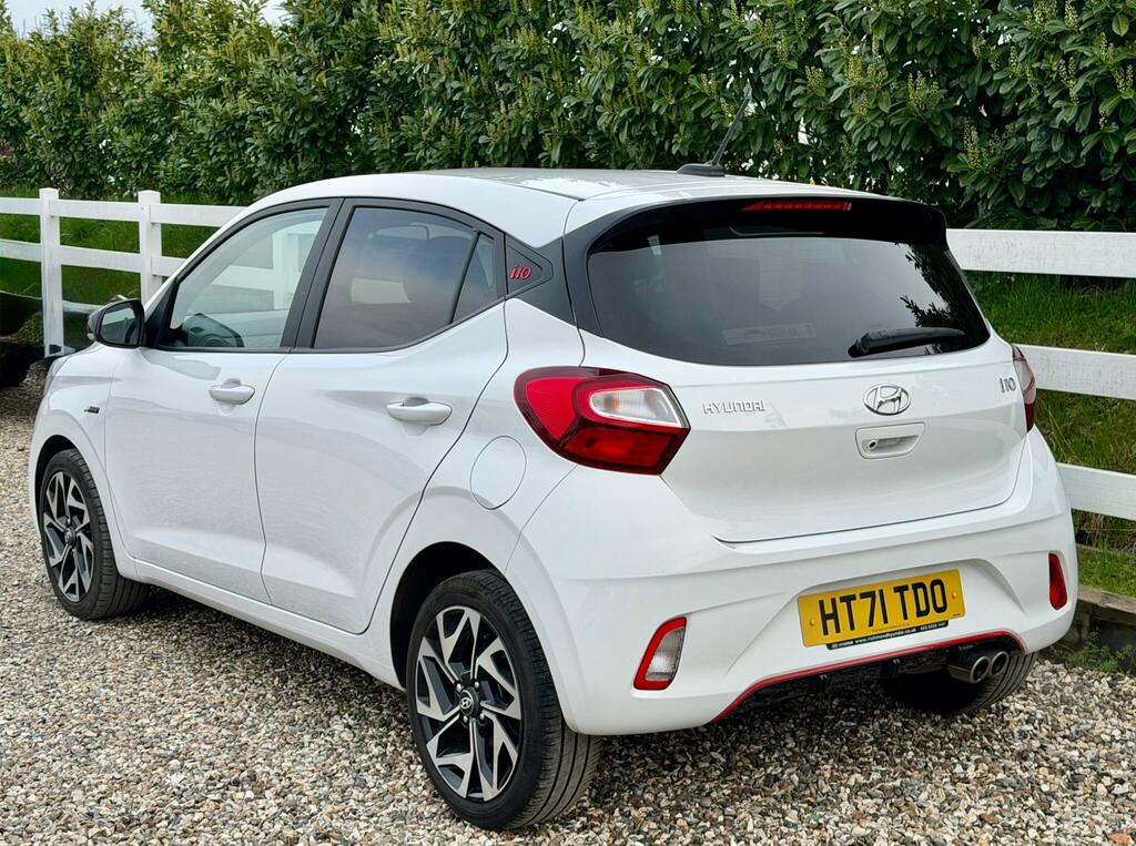 Hyundai I10 1.0 T-gdi N Line Euro 6 Ss HT71TDO White #5