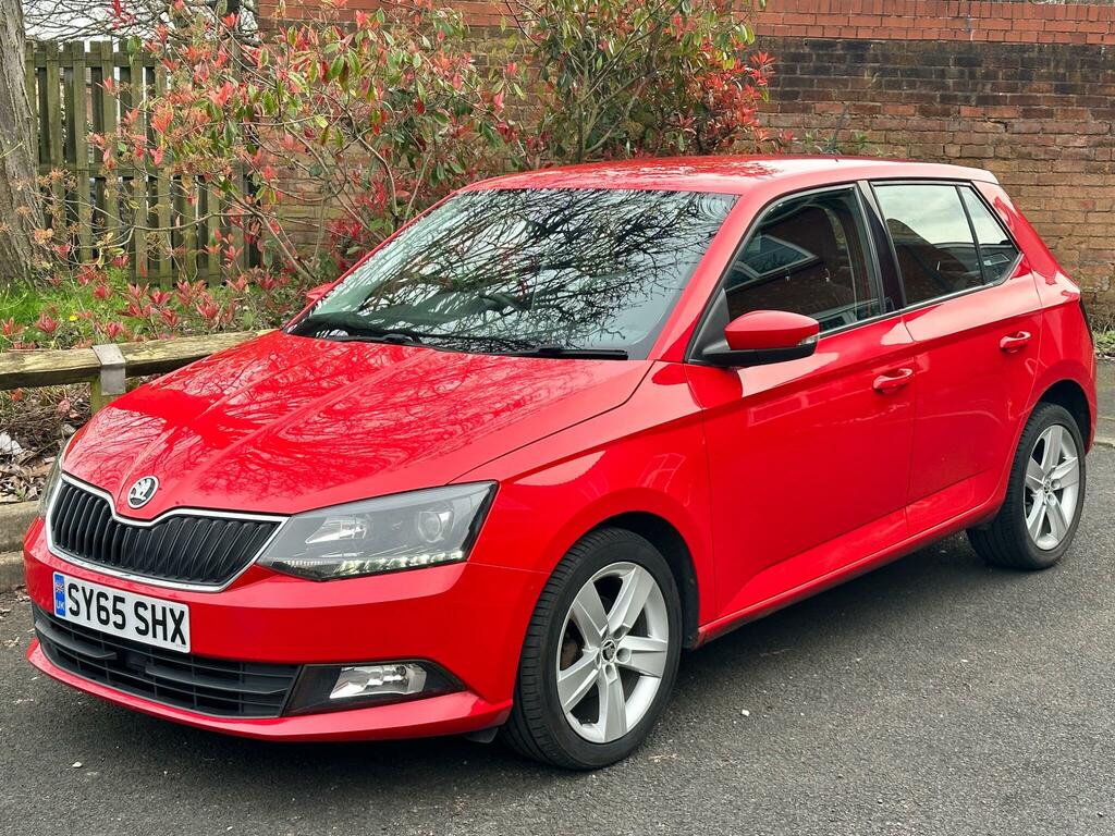 Skoda Fabia 1.4 Tdi Se L Euro 6 Ss SY65SHX Red #6