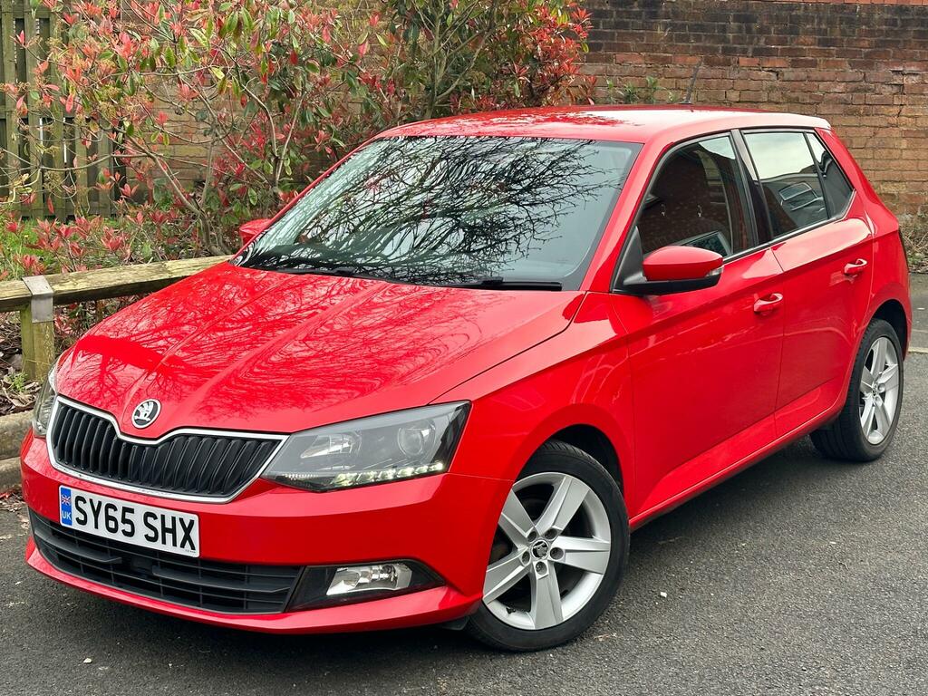 Skoda Fabia 1.4 Tdi Se L Euro 6 Ss SY65SHX Red #5