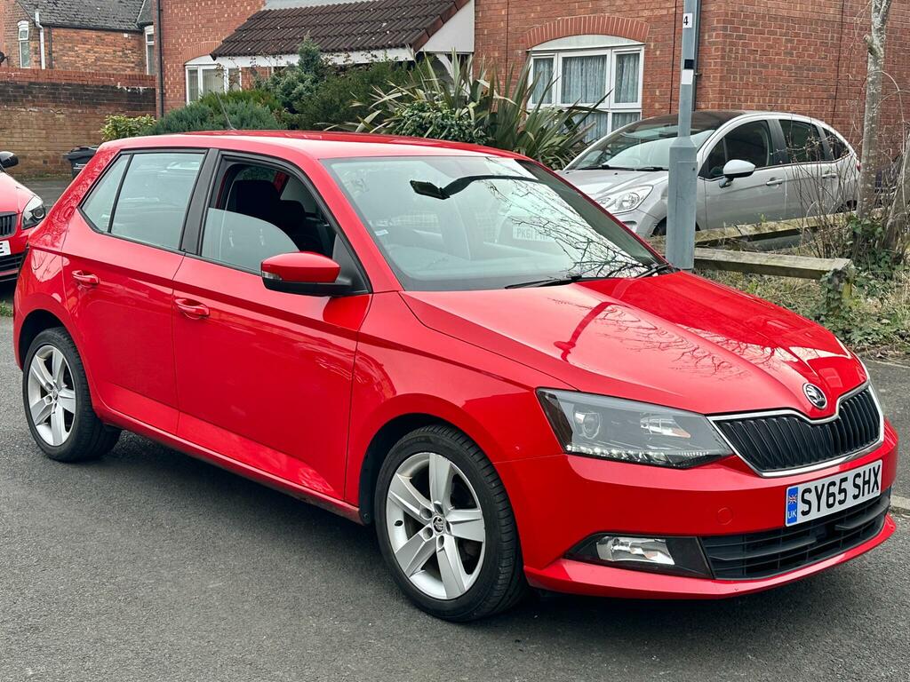 Skoda Fabia 1.4 Tdi Se L Euro 6 Ss SY65SHX Red #3
