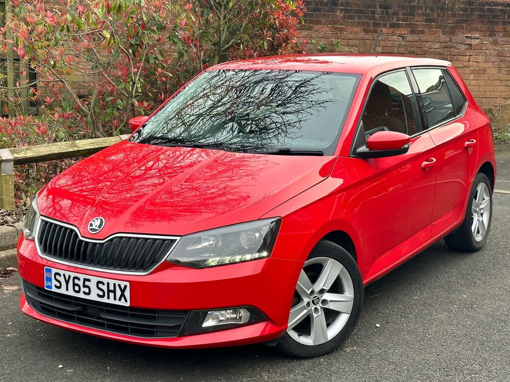 Skoda Fabia 1.4 Tdi Se L Euro 6 Ss SY65SHX Red #4