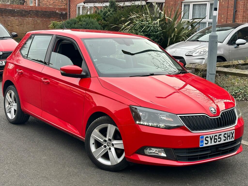 Skoda Fabia 1.4 Tdi Se L Euro 6 Ss SY65SHX Red #2