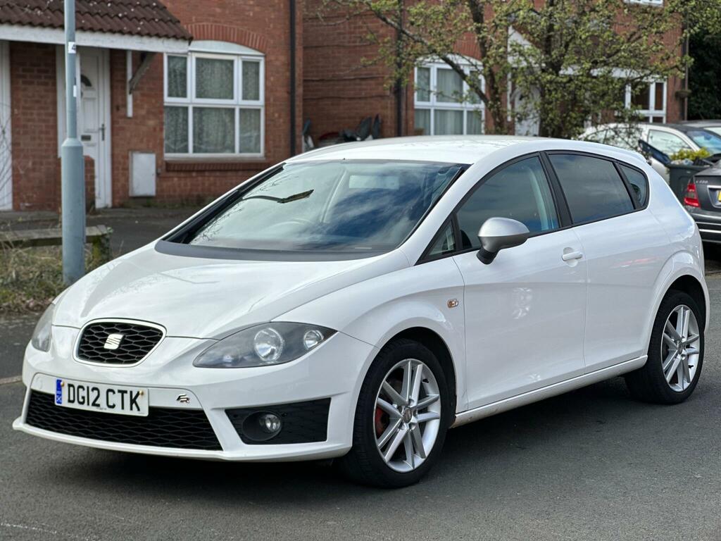 Seat Leon 2.0 Tdi Cr Fr Euro 5 White #6