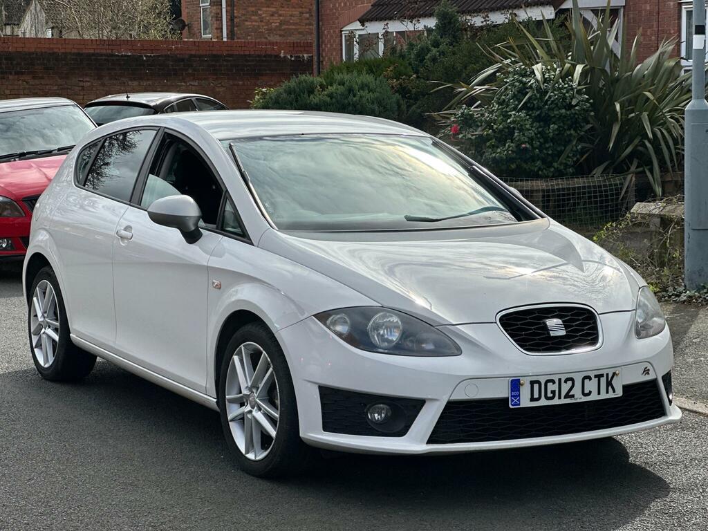 Seat Leon 2.0 Tdi Cr Fr Euro 5 White #3