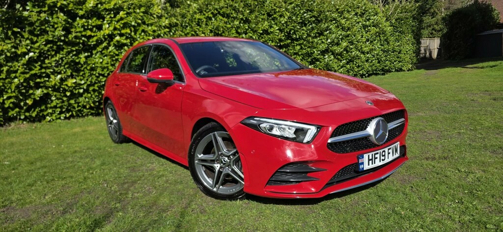 Mercedes-Benz A Class Hatchback 1.5 A180d Amg Line 2019 Red
