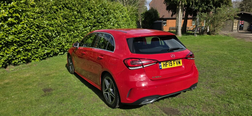 Mercedes-Benz A Class Hatchback 1.5 A180d Amg Line 2019 HF19FVM Red #5