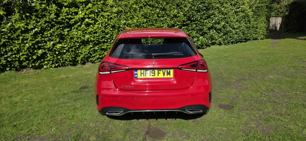 Mercedes-Benz A Class Hatchback 1.5 A180d Amg Line 2019 HF19FVM Red #6