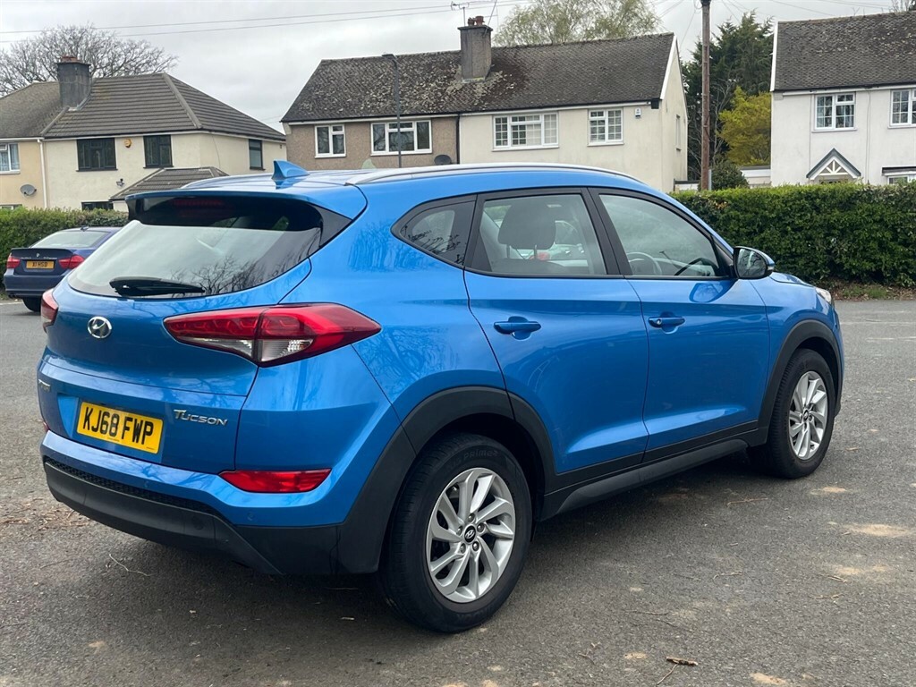 Hyundai Tucson 1.7 Crdi Blue Drive Se Nav Dct Euro 6 Ss KJ68FWP Blue #6