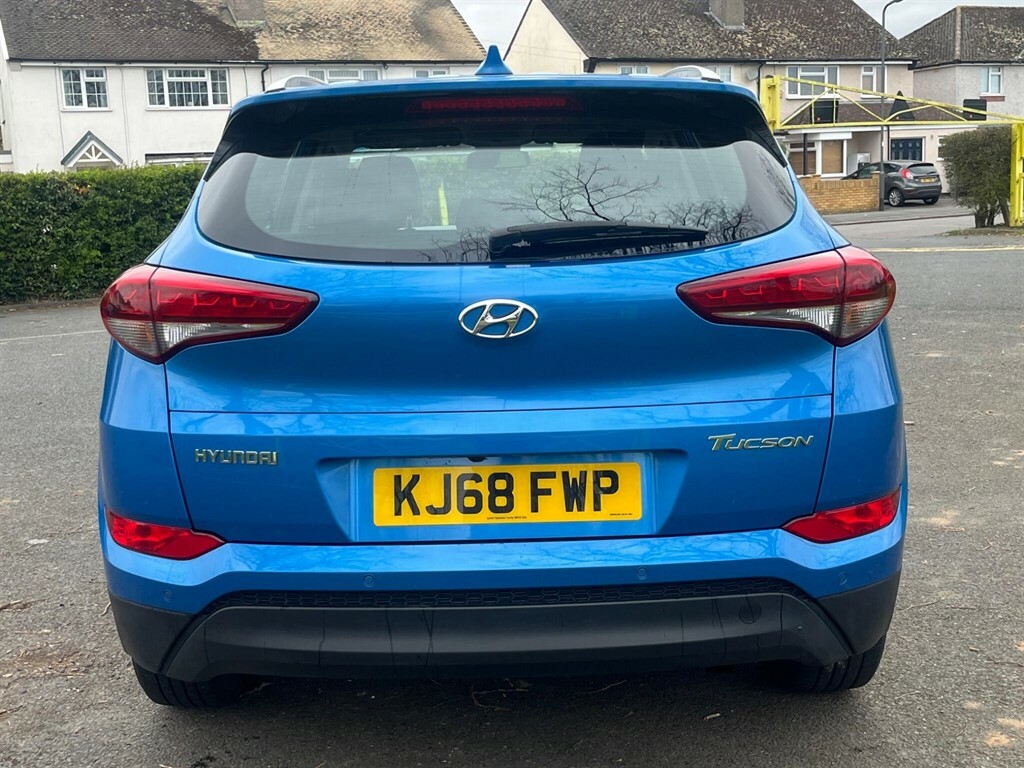 Hyundai Tucson 1.7 Crdi Blue Drive Se Nav Dct Euro 6 Ss KJ68FWP Blue #5