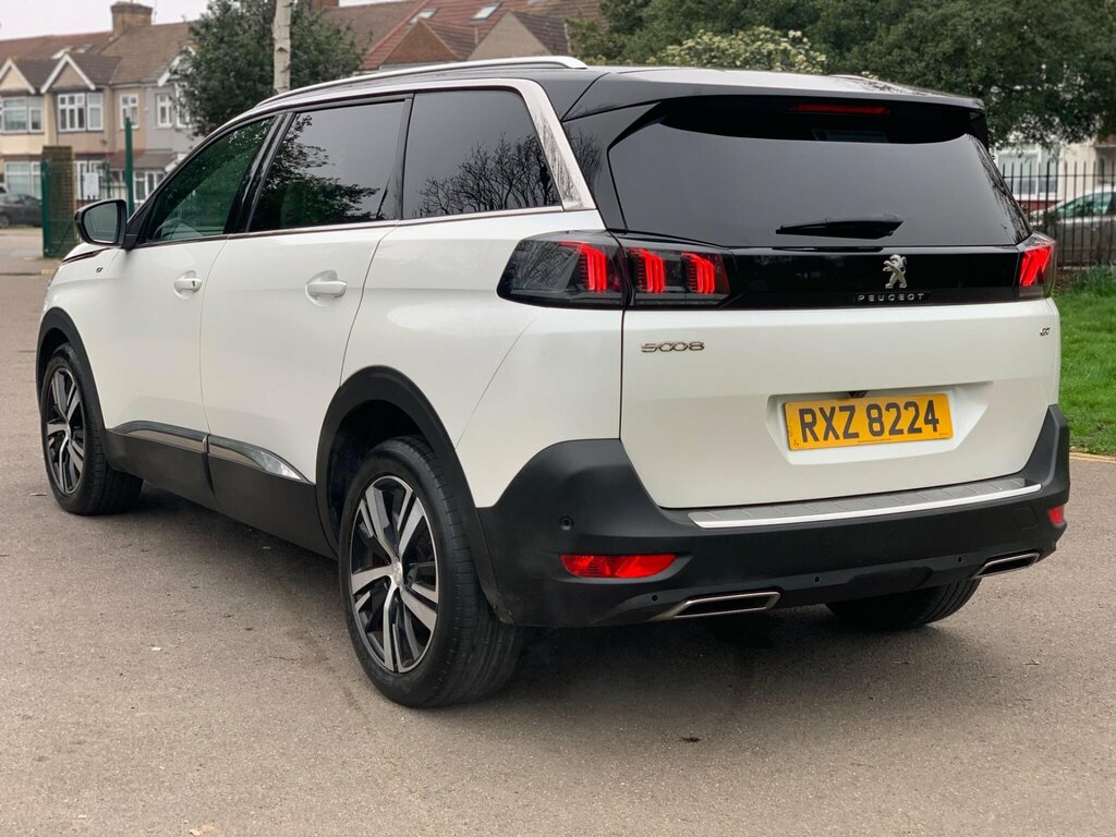 Peugeot 5008 1.5 Bluehdi Gt Eat Euro 6 Ss RXZ8224 White #4